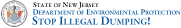 State of New Jersey-Department of Environmental Protection-Stop Illegal Dumping